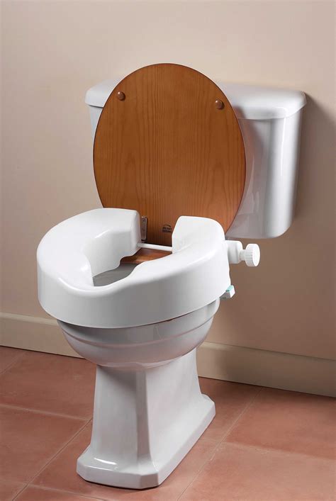 Raised Toilet Seat Multi Height Without Lid Uk Standard 3 4 Ebay