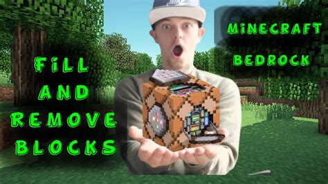 How To Remove And Fill Blocks In Minecraft Bedrock 116 Youtube