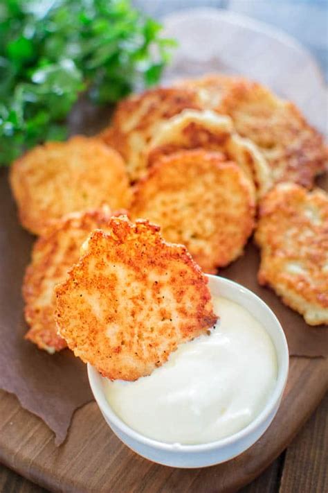 Next, add two eggs to a medium bowl, whisk then mix in sweet potatoes, milk, butter and vanilla. Classic Potato Pancakes - COOKTORIA