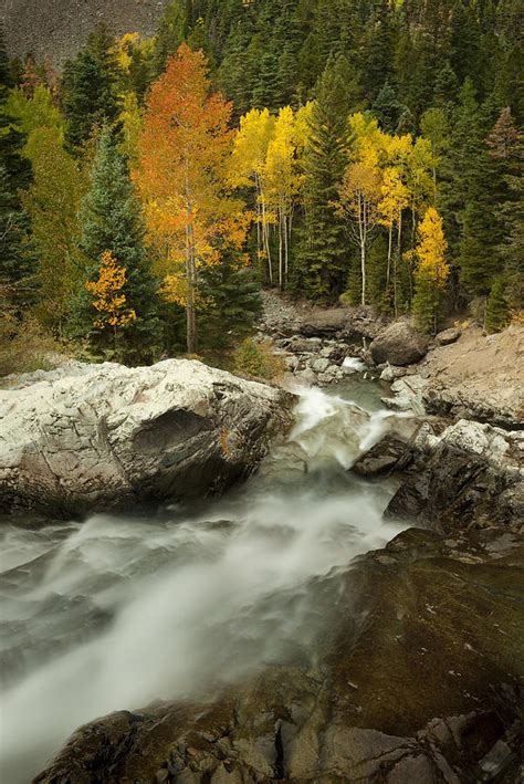 Aspen Falls Photograph By Sun Gallery Photography Lewis Carlyle Fine