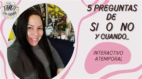 💘💘tarot Interactivo 5 Preguntas De Si O Noy Cuando Atemporal