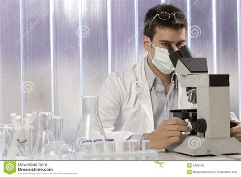 Young Scientist Discovering Something Stock Photo Image Of