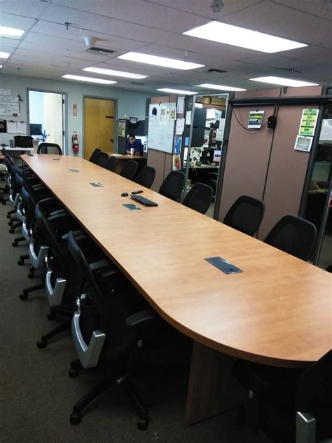 oval conference table laminate mad man mund