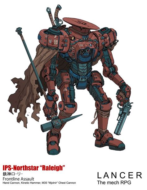 The Ips Northstar Raleigh For Lancerrpg The Mech Rpg This Sturdy