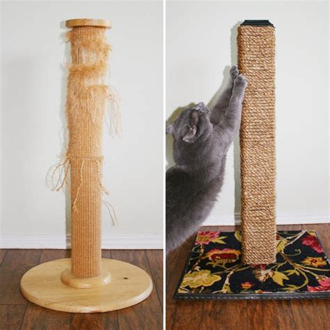 Diy Cat Scratching Post Do It Yourself Ideas And Projects