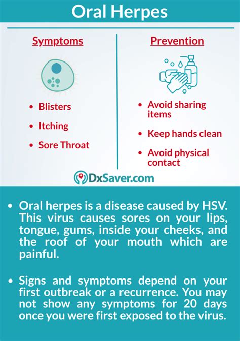 Symptoms Causes And Treatment For Oral Herpes Std I Get Oral Herpes Test In The U S Just For