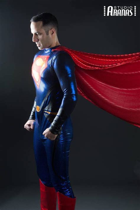 Superman Costume Adult Man Of Steel Costume Halloween Cosplay Costumes