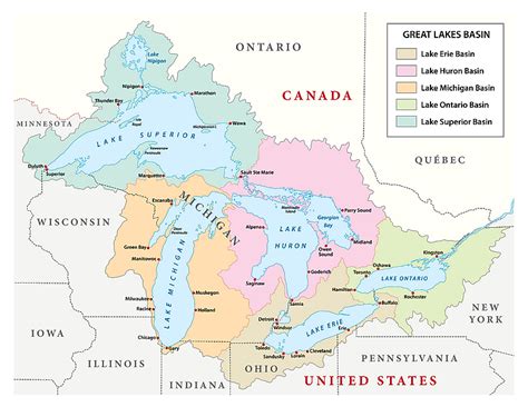 How Were The Great Lakes Formed Worldatlas