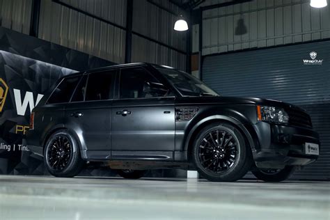 Range Rover Sport Black Satin Wrap Wrapstyle