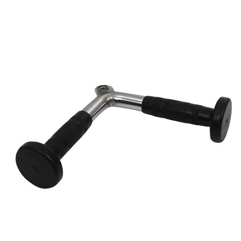 Fitsy Gym Cable Attachment V Shaped Tricep Press Down Bar With Rubber