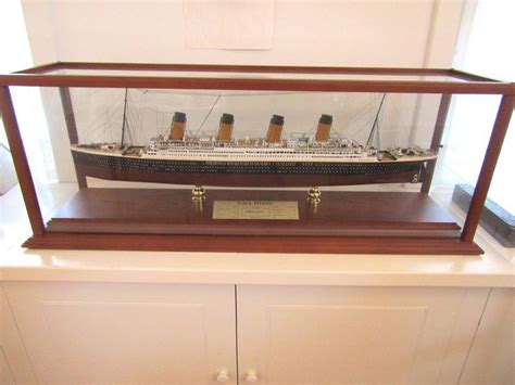 Herewith the bow wilson method of making a display case bob is a renowned builder of high quality miniature merchant ships; Large modern cased model of the Titanic. Wood and glass ...