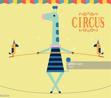 Circus Giraffe Juggling High Res Vector Graphic Getty Images