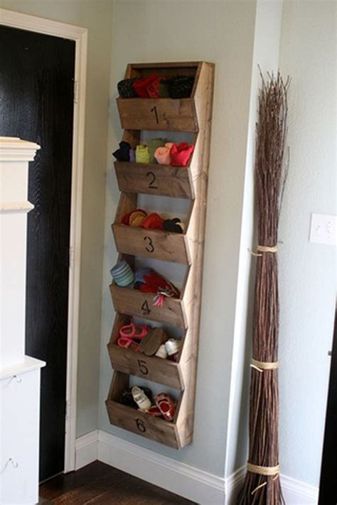 For an artistic looking shoe storage cubby, grab some wood and make different shapes out of them. Cool 99 Creative Toy Storage Ideas for Small Spaces. More ...