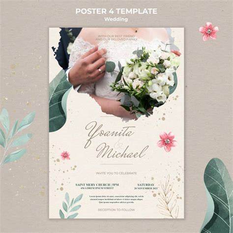 Free Psd Wedding Poster Template
