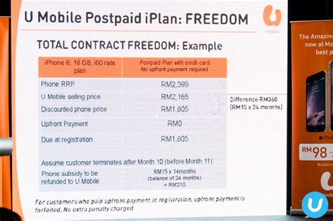 A €0.50 direct debit mandate charge may apply. U Mobile iPhone 6 and iPhone 6 Plus plans are insane, from ...
