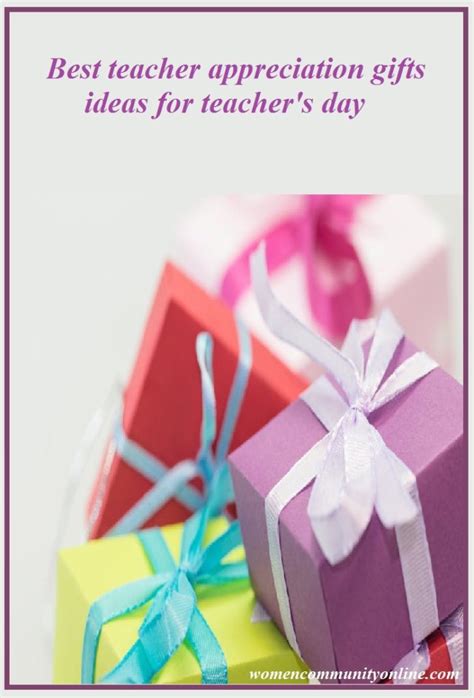 There are so many women in your life: 7 Best Teacher Appreciation Gifts Ideas for Teacher's Day ...