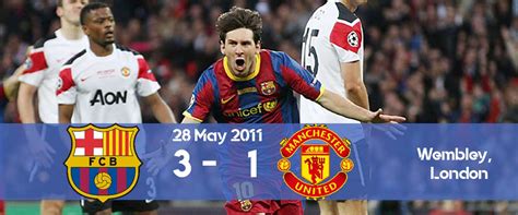 Barcelona 3 1 Manchester Champions League 2011 Final Tuttigoal