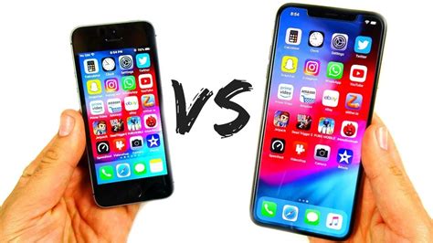 Iphone Se Vs Iphone Xs Max Speed Test Youtube