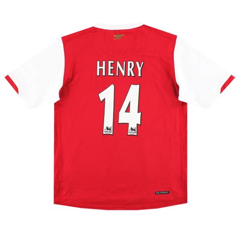 2006 08 Arsenal Nike Heimtrikot Henry 14 Mboys 146780