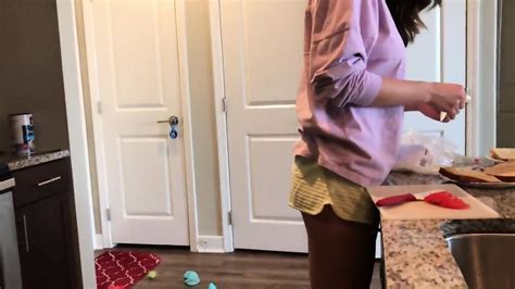 Sorority Girl Gets Fucked While Making Sandwiches