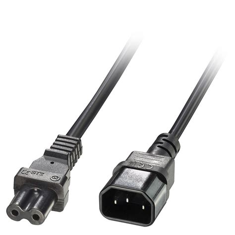 1m Iec C14 To Iec C7 Figure 8 Power Cable From Lindy Uk