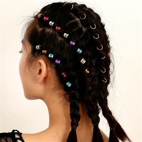 Buy Mix 2 Type Hair Ring 20pcs With 30pcs Circel Bead