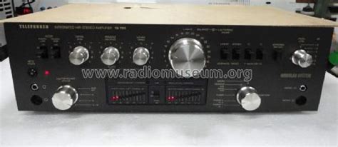 Integrated Hifi Stereo Amplifier Ta 750 Amplmixer Telefunken Radiomuseum