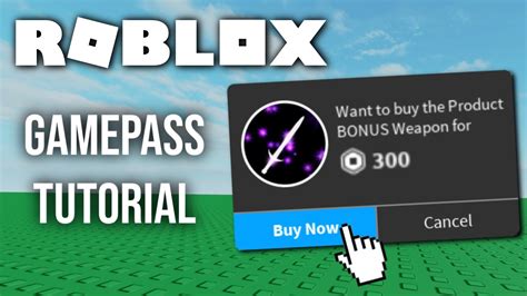 Roblox Tutorial How To Make And Use Gamepasses Youtube