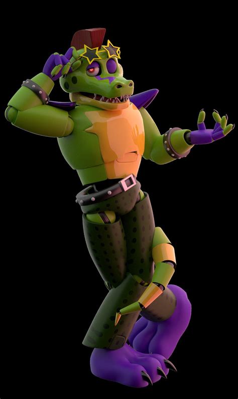 Fnaf Sfm Montgomery Gator Monty Fullbody Render By El Vrogue Co