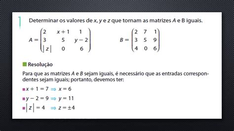 Igualdade De Matrizes Exercicios