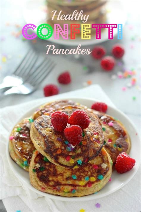 All thoughts and opinions are my own. Healthier Greek Yogurt Confetti Pancakes | Recipe ...