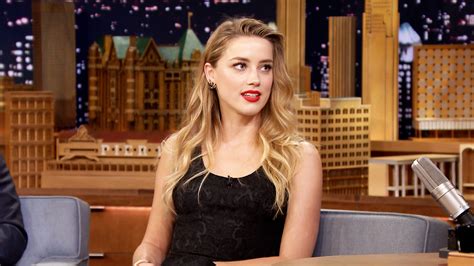 Watch The Tonight Show Starring Jimmy Fallon Interview Amber Heard Explains Her Tattoos