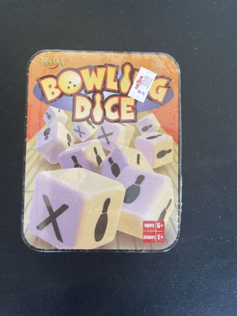 Bowling Dice Game Tin 2002 Fundex Games Complete For Sale Online Ebay