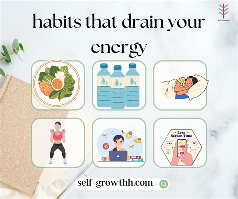 18 Habits That Drain Your Energy Self Growthh