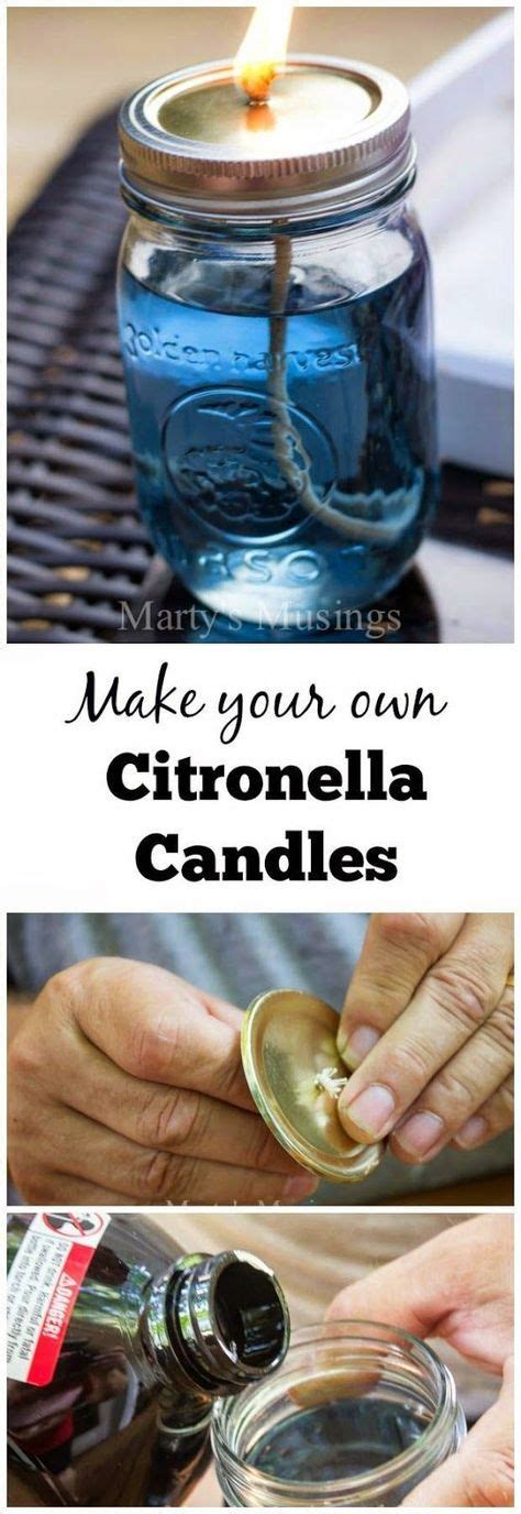 How To Make Your Own Citronella Candles Martys Musings Diy