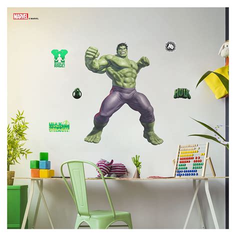 Buy Wall Palz Hulk Marvel Wall Decals Marvel Incredible Hulk Wall