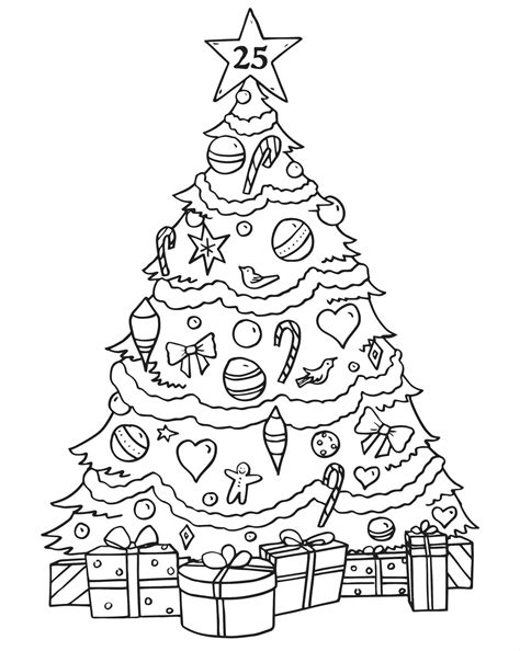 Christmas Tree Drawing For Kids At Getdrawings Free Download