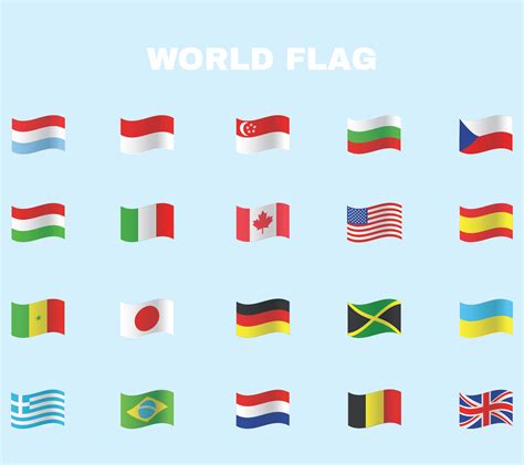 5 Best Miniature Printable World Flags Downloadable