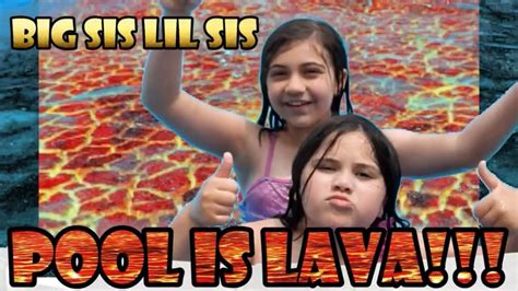 The Pool Is Lava Swimming Challenge Youtube