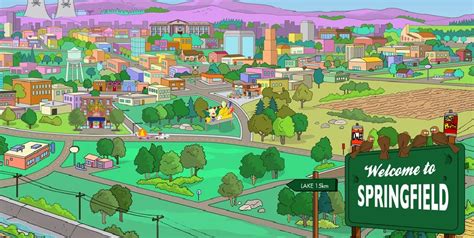 Welcome To Springfield The Simpsons Springfield Simpsons