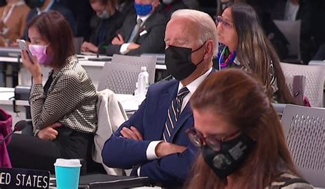 Biden Appears To Doze Off During United Nations Climate Change