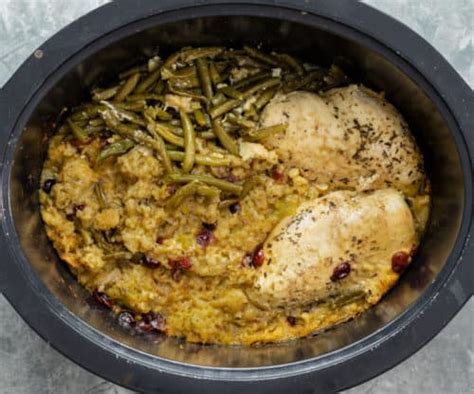 Crock Pot Chicken And Stuffing Also Instant Pot Friendly The Cozy Cook