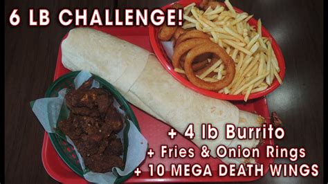 Big Badass Burrito Challenge W Death Wings Youtube