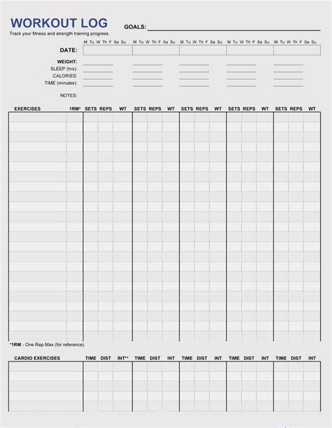 I got motivated and made an ms excel worksheet based off britlifter's 3 day program that i have been following. Free Workout Log Template Excel | Kayaworkout.co