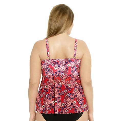 Cute Plus Size Tankini Swimtop Swimsuits Just For