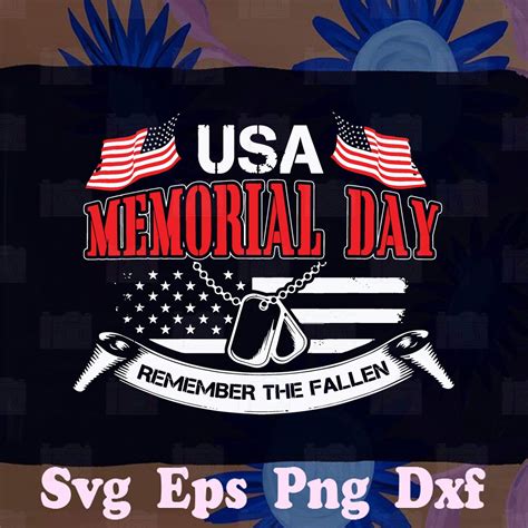 Vintage Usa Memorial Day Remember The Fallen Veteran Day Usa Flags