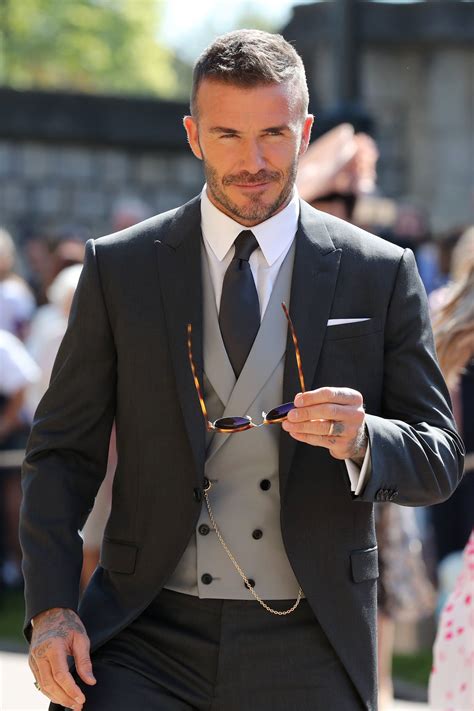 David Beckham At Royal Wedding 2018 Pictures David Beckham Suit