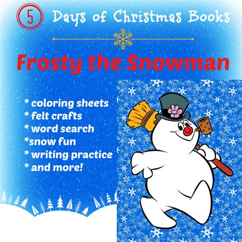 5 Days Of Christmas Books Frosty The Snowman Startsateight