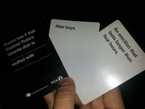 Check spelling or type a new query. Cards Against Humanity reviews in Misc - ChickAdvisor
