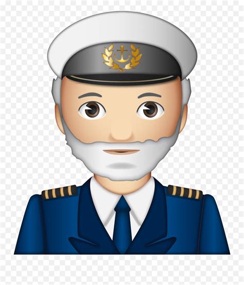 Emoji Ship Captain Emoji Png Transparentpolice Officer Emoji Free